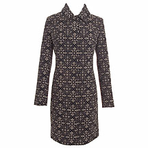 Rocha.John Rocha Black jacquard tapestry coat