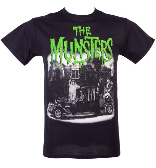 Mens The Munsters Family Hotrod T-Shirt