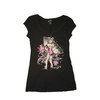 Skinny T-shirt - Geisha Girl (Black)