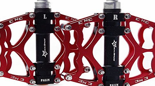 ROCKBROS Aluminum Bearing Pedals Bicycle Bike MTB BMX Mountain Platform 9/16 CS6