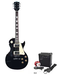 Rockburn LP Electric Guitar Pack Black