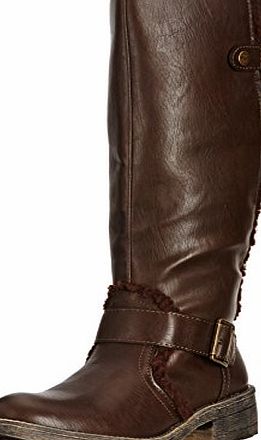 Rocket Dog Womens Teyla Slouch Boots Dark Brown 6 UK, 39 EU