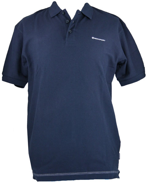 - Double Pique Polo - Navy