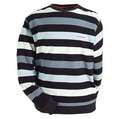 ROCKPORT mens crew-neck hoop stripe sweatshirt