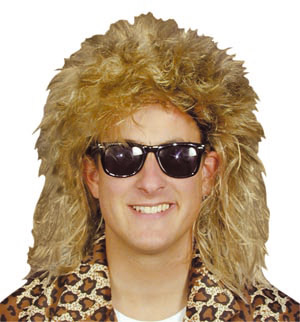 Rod Stewart wig, blonde