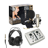 NT1-A and Alesis iO2 Vocal Recording Bundle