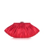 Rodo Metallic Leather Evening Clutch