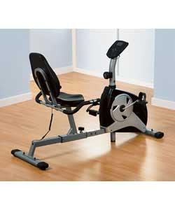 Roger Black Silver Recumbent Bike