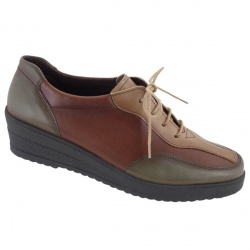 Rohde Female 1094 Leather Upper Leather Lining Casual in Earth, Multi
