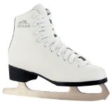 Roller Derby Lake Placid Vinyl Lined Figure Ice Skates - White - UK5