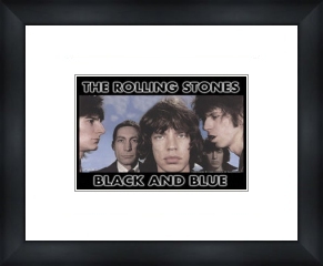 Black and Blue - Custom Framed Print Framed Music Prints and Poster