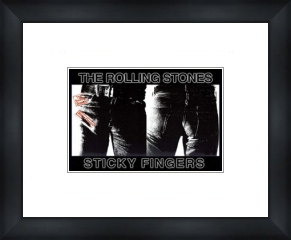 Sticky Fingers - Custom Framed Print Framed Music Prints and Poster