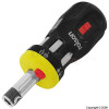 12-in1 Stubby Ratchet Screwdriver and