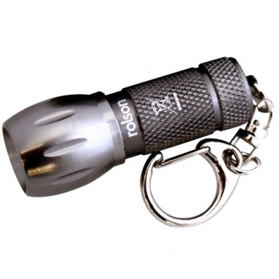 Rolson Aluminium Key Ring Torch 60742