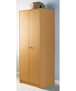 Roma 2 Door Wardrobe - Beech