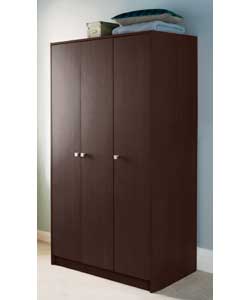 Roma 3 Door Wardrobe - Wenge