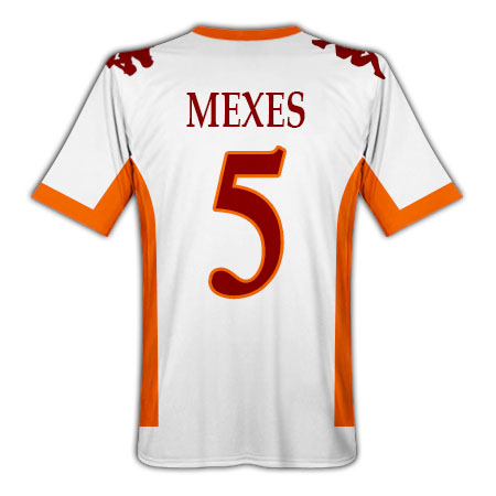 Roma Kappa 2010-11 Roma Kappa Away Shirt (Mexes 5)