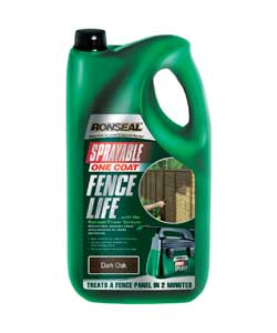 One Coat Sprayable Fencelife - Dark Oak