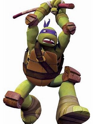 Repositionable Childrens Wall Stickers - Teenage Mutant Ninja Turtles Donatello