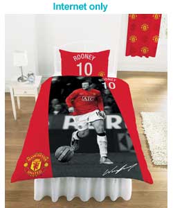 Rooney Manchester United Duvet Set - Single