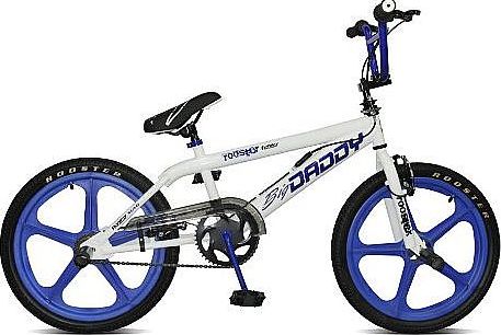 Big Daddy Mag 2011 Boys BMX Bike - White/Blue, 20 Inch