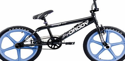 Rooster Boys Big Daddy Single Speed Freestyle BMX Bike with Lilac Skyways - (Black, 11 Inch, 20 Inch)