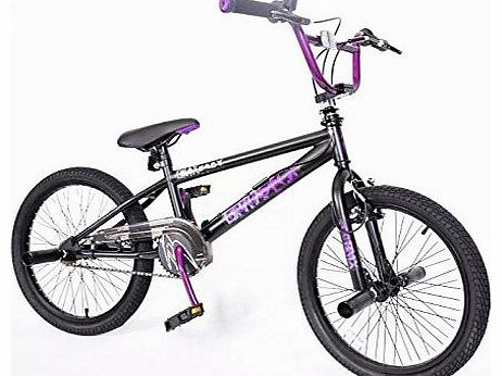  GO EASY 20`` WHEEL GIRLS / UNISEX BMX FREESTYLER BIKE BLACK/PURPLE AGE 8+