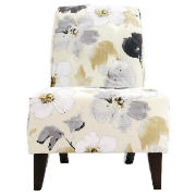 Rosa occasional chair, black poppy