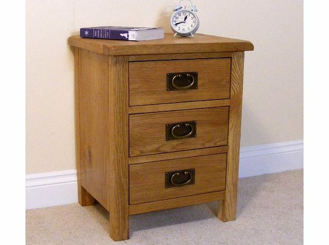 Lanner Oak Bedside Table