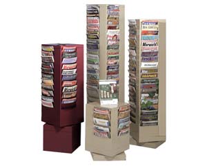 Rotary literature racks