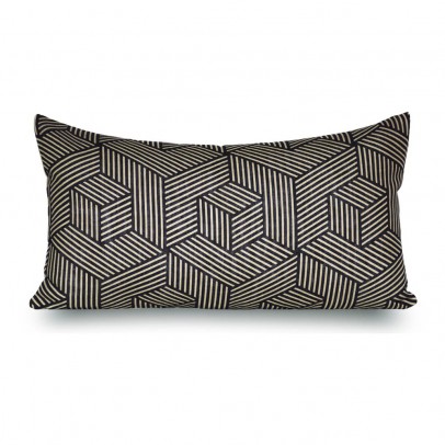 Rouge du Rhin Balaton Narvik Cushion 40x70 cm Noir `One size