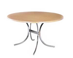 concave leg table