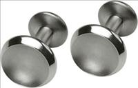 Concave Titanium Cufflinks by Ti2