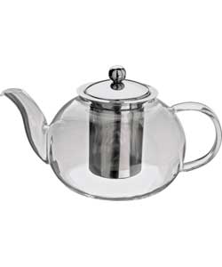 Round Glass Teapot