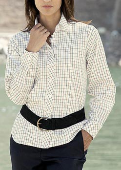 Tattersall Check Blouse