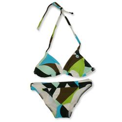 roxy Blockparty Scooter Bikini - Black