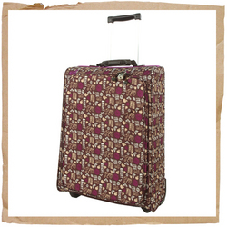 Roxy Garden Wheeled Bag Brown