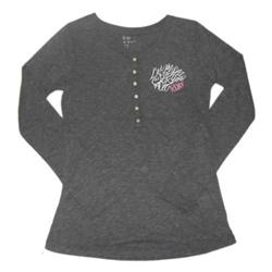 Heart Of Gold LS T-Shirt - Dark Heather Grey