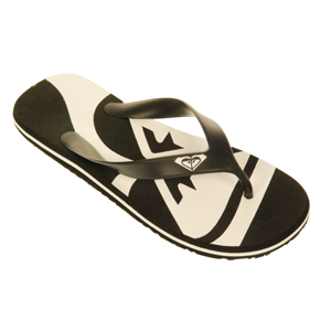 Ladies Roxy Corp Flip Flops. Black