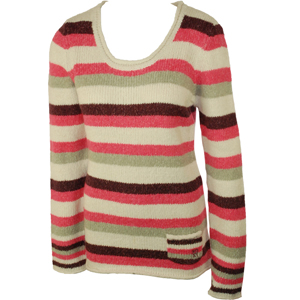 Ladies Roxy Cranberry Knit. Haute Pink