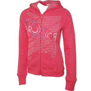 Ladies Roxy Somewhere Mistic Stream Slub Hoody.