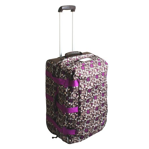 Ladies Roxy 72 Ltr Blaming You Split Roller Travel Bag Sparkling Grape