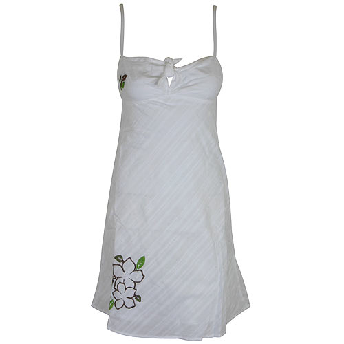 Ladies Roxy Cookie Mountain Dress Wht