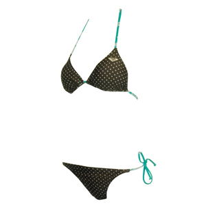 Ladies Roxy Cristal Cove Bikini. Coconut