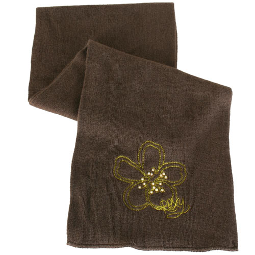 Roxy Ladies Roxy Linai Logo Scarf Mocha