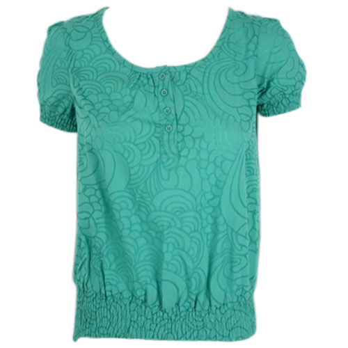 Roxy Ladies Roxy Louie Top Kelly Green