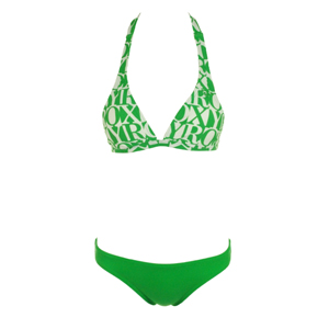 Roxy Ladies Roxy Love 70`s Bikini. Green