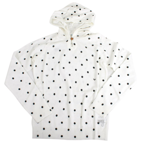 Ladies Roxy My Goodies Hoody White