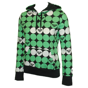 Roxy Ladies Roxy Polka Party Relax Mix Hoody. Jet Set