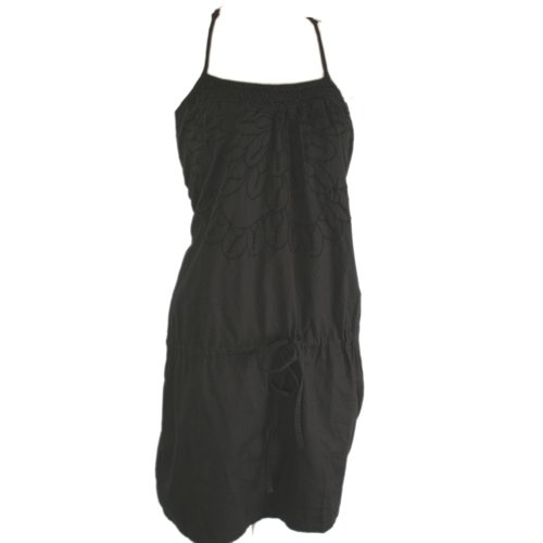 Ladies Roxy Sandra Dress Black Chocolate